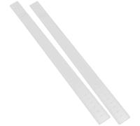 TOYANDONA Righelli per Spessore Impasto in Acrilico 3mm, Set 2 Guide per Mattarello per Pizza, Biscotti e Torte, Accessori Cucina per Misurazione Precisa dello Spessore