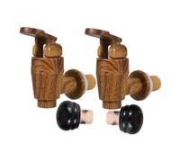 TOYANDONA Rubinetto Di Ricambio Per Barile Di Vino e Birra in Plastica Resistente Tappo Ermetico, Versatore Multifunzione Per Bevande, Set Da 4 Pezzi Per Sostituzione Botti Da Casa e Professionale