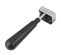 TOYANDONA Rullo di Gomma Nero per Pittura Acrilica e Incisione, Facile da Impugnare e Usare, per Inchiostrare Blocchi e Strumenti da Timbro
