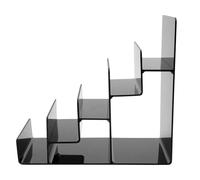 TOYANDONA Scaffale Portaoggetti Trucco Multistrato 5 Livelli Nero Organizer Cosmetici da Scrivania Espositore Portaborse per Rossetti e Pennelli per Uso Domestico