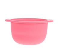 TOYANDONA Scaldacera in Silicone Rosa Pentolino Interno Resistente al Calore e Manico Ergonomico, per Uso in Salon e Home per Depilazione Confortevole