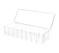 TOYANDONA Scatola Biglietti Da Visita in Acrilico Carte Da Gioco Organizer Per Scrivania Per Ragazzo Ragazza e Adulti Design Compatto e Protettivo Scatola Per Carte Collezionabili
