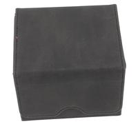 TOYANDONA Scatola della scatola delle carte vassoio Giocando scatole per carte collezionabili organizzatore gioco archiviazione delle carte custodia per carte Pelle PU di fascia alta Nero