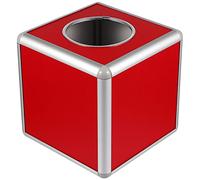 TOYANDONA Scatola Di Tombola Scatola Della Lotteria Rosso Scatola Di Gioco Di Palla Di Tombola Quadrata Scatola Di Stoccaggio Di Banconote Urna Regalo Suggerimenti Per Affari Riunione