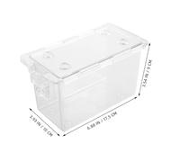 TOYANDONA Scatola Per Carte Trasparente Organizzatore Di Carte Da Baseball Collezionabili in Plastica Protettiva Compatta