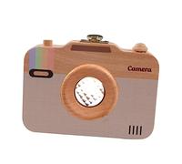 TOYANDONA Scatola Per La Raccolta Dei Denti Da Latte in Legno A Forma Di Macchina Fotografica Contenitore Per Denti Da Latte Salva I Ricordi Uso Unico