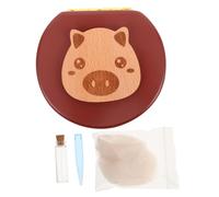 TOYANDONA Scatola Per Raccolta Dei Denti in Legno Design Tema Maiale Contenitore Per Denti Da Latte e Capelli Del Feto Scatola Dei Ricordi Sigillata Per Protezione Da Polvere e Umidità Per c