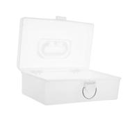 TOYANDONA Scatola Stoccaggio Mahjong Trasparente e Portatile con Organizer per Giochi Accessori e Articoli Creativi per Viaggi e Feste