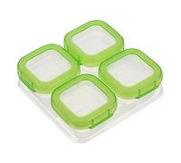 TOYANDONA Scatole Da 4 Pezzi scatola di cibo per bambini porta cibo custodia sigillata per alimenti contenitore ermetico contenitori per dolci contenitori per snack organizzatore di alimenti