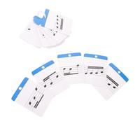 TOYANDONA Schede di Studio Musicale per Principianti in Carta Note Musicali Chiare e Riconoscimento Rapido, per Lezioni di Gruppo e Revisione della Teoria Musicale