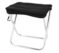 TOYANDONA Sedia Pieghevole All'aperto Basso Portatile Posto a Sedere Adulto Panchine Adulti Spiaggia Ripiegare Posti a Sedere Sentiero Di Fuori Imbottito Sedili Facilmente Stoffa Nero