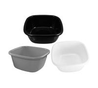 TOYANDONA Set 3 Bacinelle in Plastica Pp Leggere e Affidabili per Lavaggio, Lavatoio Multiuso per Casa e Viaggio