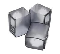 TOYANDONA Set 3 Pezzi Copriserratura per Porta, Serratura Leva Nera Opaca, Protezione Sicurezza per Maniglia Porte Interne Camere e Bagni