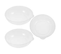 TOYANDONA Set 3 Pezzi Piatti per Bilancia Elettronica da Cucina in Plastica, Vassoi di Pesatura Marcature Precise, Accessori per Pesare Alimenti, Adatti a Cucine Domestiche e Pasticcerie