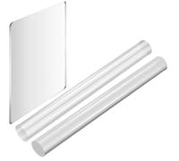 TOYANDONA Set 3 Pezzi Strumenti per Scultura Argilla Fai da Te Rullo Acrilico per Modellare e Pressare Pannello Acrilico Resistente a Graffi per Scuola e Hobbistica