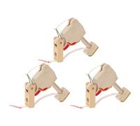 TOYANDONA Set 3pezzi Martelletto per Pianoforte Verticale Ricambio Accessori Installazione Facile e Ripristino Suono Autentico per Tecnici e Appassionati in Ambienti Didattici