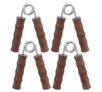 TOYANDONA Set 4 Impugnature Allenamento Mani: Potenziatore in Legno per Dita, Rinforzo Polso e Riabilitazione Fitness