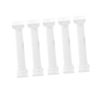 TOYANDONA Set 5 Pezzi Pilastri Romani Decorativi Mini per Arredamento Casa, Decorazioni per Feste e Matrimoni, Colonne Romane Design Realistico Stabile e Superficie Liscia Facile da Pulire