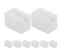 TOYANDONA Set 8 Pezzi Copri Angoli per Mobili in Silicone Antimcollisione Protezioni Morbide per Maniglie Cassetti Sicurezza Bambini per Stanza dei Piccoli Casa