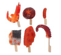 TOYANDONA Set da 1 Oggetto per Rappresentazione di Cibo Artificiale in Legno e Pvc, Leggero Design Fai-da-te, per Esposizione in Negozi e Servizi Fotografici