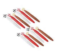 TOYANDONA Set da 12 Penne Sfera a Tema Pallone Calcio per Back To School Party, Materiale Resistente e Formato Tascabile, come Premi per Scatole Regalo Insegnanti
