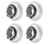 TOYANDONA Set da 4 Cuscinetti per Ruote Anteriori Sedia a Rotelle, Accessori Forcella e Stelo per Carrozzina Manuale, Ricambi Stabili e Resistenti per Mobilità Quotidiana