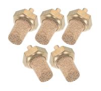 TOYANDONA Set da 5 Ugelli Filtro in Rame M5 per Macchina della Neve e Nebbia Pietra Porosa Diffusore D’Aria Silenziato per Effetti Scenici Parti di Ricambio per Compressore e Macchine per