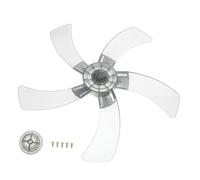 TOYANDONA Set di 1 Funzionamento Silenzioso Pale di Ricambio in Plastica 5 Pale Spesso Rinforzate per Raffreddamento Rapido per Ventilatore da Pavimento da Parete di Ambienti Grandi