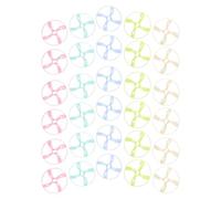 TOYANDONA Set di 40 Pezzi Dischi di Ricambio per Compatibili con Giocattoli a Pedale, in Plastica, Facile da Trasportare, e Famiglie in Ambienti e Parchi Colore Casuale