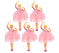TOYANDONA Set Di 5 Accessori Per Bambole Ballerina Carillon a Otto Statuine Decorative Per Bambole Principesse Per Carillon e Decorazioni Per Feste