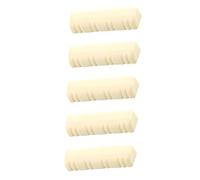 TOYANDONA Set di 5 Dadi Scanalati in Plastica Beige per Strumento a 8 Corde, Accessorio Leggero e Facile da Trasportare, per Migliorare la Risonanza dello Strumento
