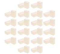 TOYANDONA Set di Blocchi in Acrilico Beige per Giochi da Tavolo Diy, Pezzi per Mahjong e Gioco a Nove Quadrati, Tocco Confortevole ed Estetica Gradevole per Feste e Amici
