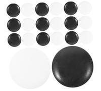 TOYANDONA Set di Go 200 Pietre in Resina 1,4 Cm di Diametro Bianco e Nero Accessori da Gioco da Tavolo per Partiti di Strategia