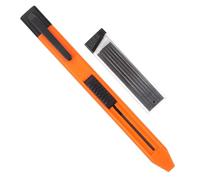 TOYANDONA Set di Matite Meccaniche per Carpentieri Rosse in Plastica Leggere Lunga Durata e Ricariche, per Disegno e Lavoro di Falegnameria