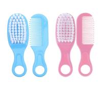 TOYANDONA Set Spazzola e Pettine Massaggiante per Neonata, Spazzola Morbida per Chioma Bambina, Kit Spazzole Chioma Ragazzo Ragazza Leggero e Compatto