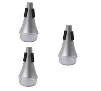 TOYANDONA Sordina Per Tromba in Alluminio Con Tazza Dritta Per Musicisti Jazz 3 Pezzi