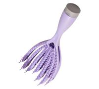 TOYANDONA Spazzola per Chioma Districante Piccola Viola Portatile per Chioma Bagnati e Asciutti Specchio Integrato per Viaggi e Uso Domestico Delicata Sul Cuoio Capelluto