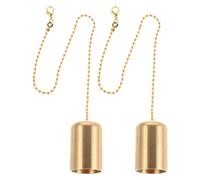 TOYANDONA Spegnicandele in Ottone Dorato a Campana 2 Pezzi Accessorio di Sicurezza per Candele Aromatiche e Lumini Strumento per Spegnere Lo Stoppino Senza Bruciature per Decorazioni