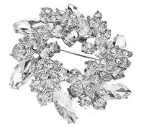 TOYANDONA Spilla da Donna Elegante in Lega e Strass Design Brillante e Lavorazione Eccellente, per Matrimoni e Cerimonie come Accessorio Raffinato