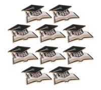 TOYANDONA Spilla di Laurea 2026 Etichetta Cappello e Libro, Set da 10 Pezzi, Spilla da Bavero Leggera per Festa di Laurea, Bomboniera per Studenti, Insegnanti e Celebrazioni Accademiche