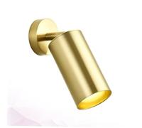 TOYANDONA Spotlight LED da Parete in Retrò per Interni Luce Calda Gialla Faretto Singolo Orientabile per Casa Negozi e Ristoranti Plafoniera Facile da Installare