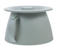 TOYANDONA Sputacchiera Per Vasino Portatile Con Coperchio in Plastica Rigida, Vaso Da Notte Unisex Antiribaltamento Con Base Antiscivolo, Riutilizzabile Per Anziani e Disabili in Ospedale e a Casa