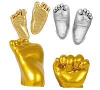 TOYANDONA Stampe Per Fai Da Te Animale Domestico Lima Per Unghie Cestino Cornice Per Foto Con Impronta Di Mano Carte Mensili Per Coperta Golden