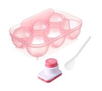 TOYANDONA Stampo Onigiri per Palline di Riso in Plastica Sicura Design Creativo e Antiaderente per Sushi e Arancini Fatti in Casa Facile da Pulire e Riutilizzabile per Pranzi Familiari e