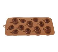 TOYANDONA Stampo per Cioccolato in Silicone Forma di Zucca per Halloween Resistente e Facile da Sformare Leggero e Riutilizzabile per Dolci Caramelle e Praline Fai da Te