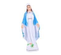 TOYANDONA Statua della Vergine Maria Regali Religiosi Cattolici Figurina di Maria Ornamento della Vergine Maria Ornamento di Maria Decorazione della Chiesa Vergine Maria in Miniatura