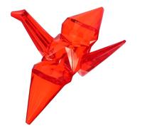 TOYANDONA Statuetta Di Gru in Acrilico Di Animale Per Ragazzo Ragazza Ragazza Decorazione Da Scrivania Origami Accessori Per Giardini Delle Fate Statuette Da Scrivania