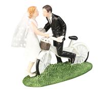 TOYANDONA Statuetta Sposi da Piccola con Decorazione Matrimonio e Resistente Idea per Cake Topper e Nuziale