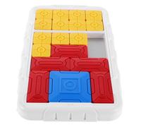 TOYANDONA Strada Di Huarong Bomboniere Puzzle Diapositive Giocattolo Cognitivo Mind Puzzle Per Adolescenti Che Imparano Il Giocattolo Logico Plastica Bianca