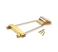 TOYANDONA String Archtop Tailpiece Dorato Per Chitarra Jazz Facile Installazione e Sostituzione Include Viti Perfetta Per Migliorare Suono Della Tua Chitarra